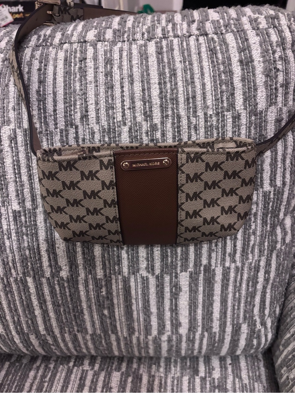 Michael Kors Beige and Brown Belt Bag